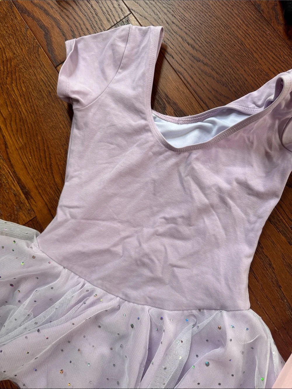 Girls' Ballet Dress and Wrap Set - Light Pink & Light Purple